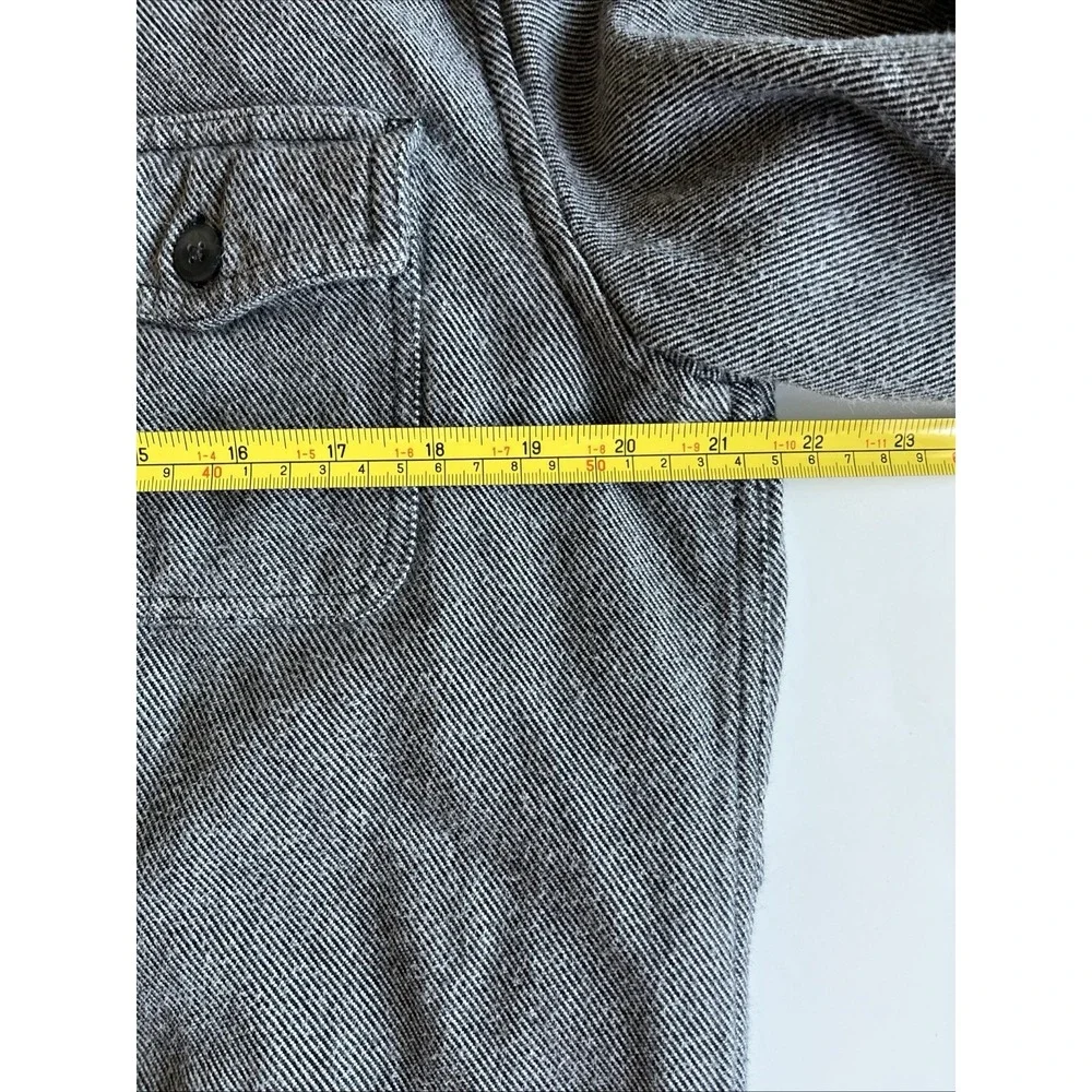 Mutual Weave Striped Grey Button-Up Shirt